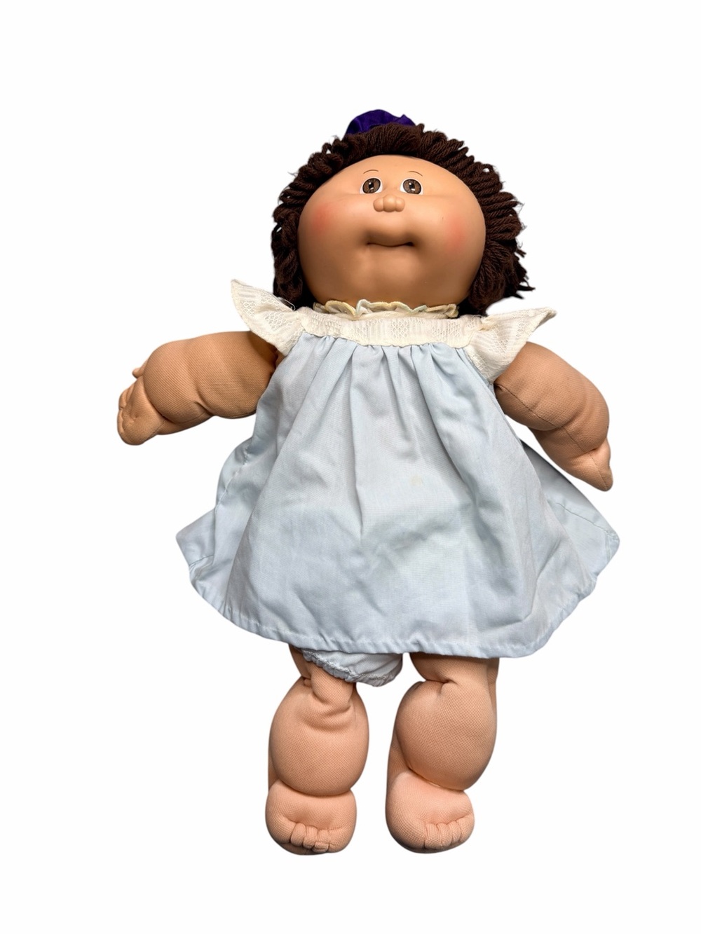 Vintage 1984 Nanette Millisent Cabbage Patch Doll Green Signature